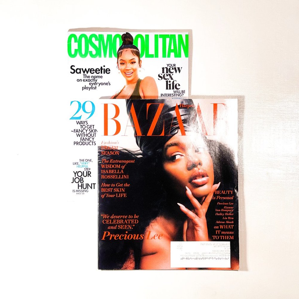Harper's BAZARR  [ May 2021 ]      &    Cosmopolitan  [ April 2021 ]